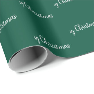 Papel de regalo de Navidad de galletas Viennese Wh