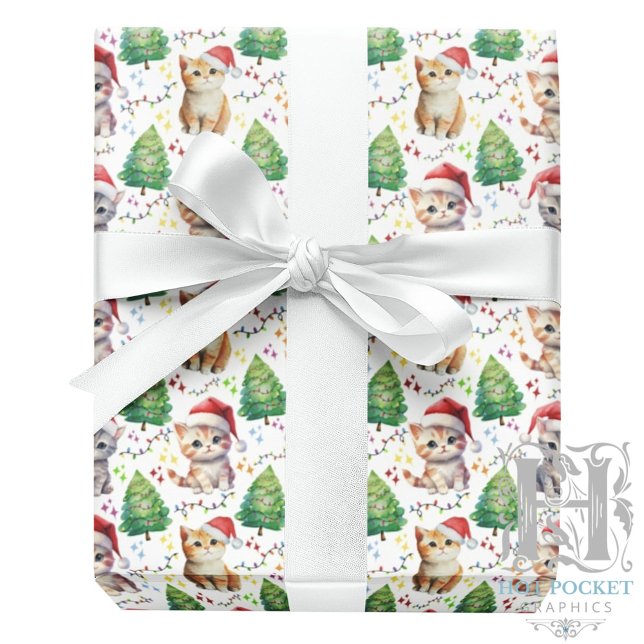 Papel de Regalo de Navidad de Gato (Subido por el creador)