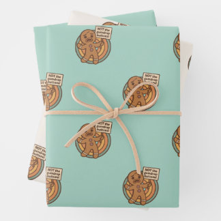 Papel de regalo de Navidad de Gingy Gingerbread ad