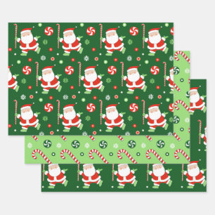 Papel de regalo de Navidad de Hockey sobre Césped 