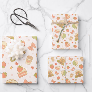 Papel de Regalo de Navidad de Jengibre Dulce