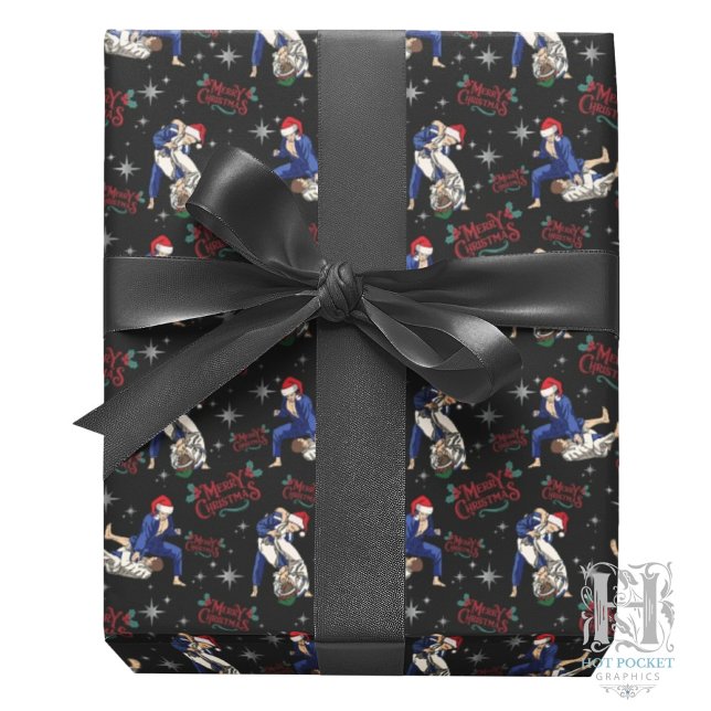 Papel de Regalo de Navidad de Jiu Jitsu (Subido por el creador)