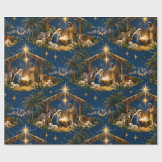 Papel de Regalo de Navidad de la Natividad