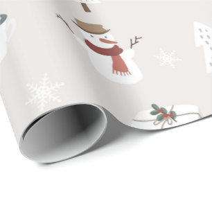 Papel de regalo de Navidad de la Torre Eiffel de P