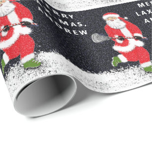 Papel de regalo de Navidad de Lacrosse