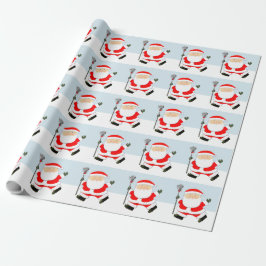 Papel de regalo de Navidad de Lacrosse