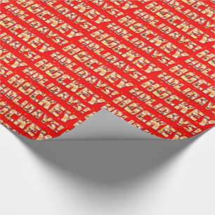 Papel de regalo de Navidad de los días de fiesta