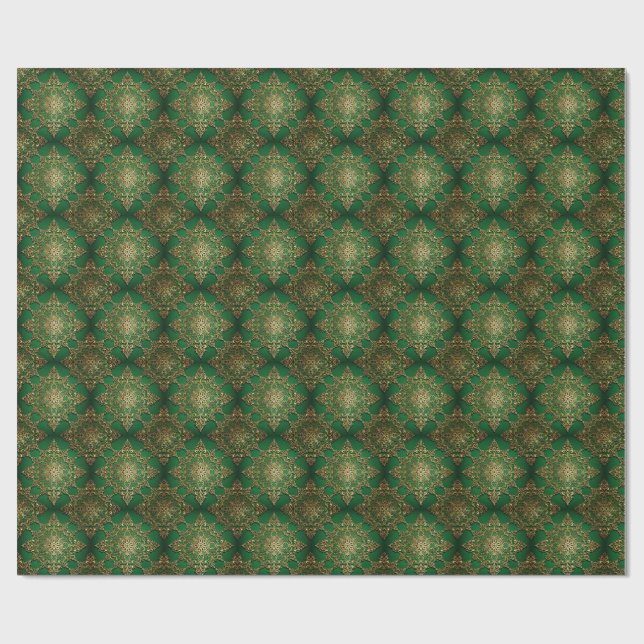 Papel de regalo de Navidad de lujo (Superficie plana)