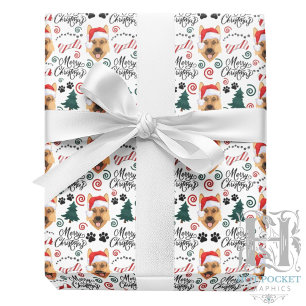 Papel de Regalo de Navidad de Pastor Alemán