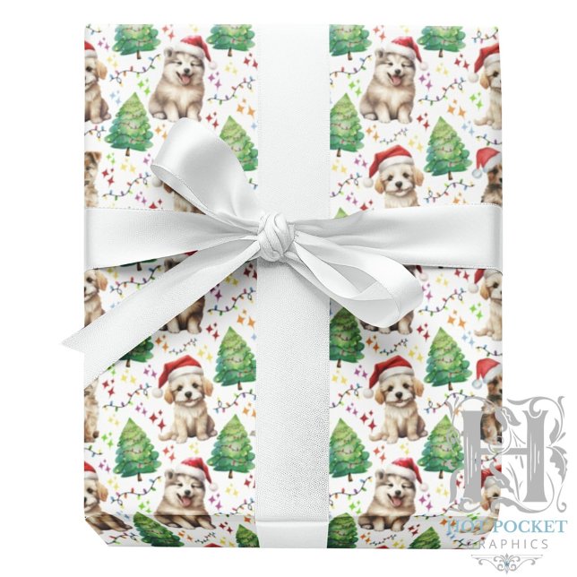 Papel de Regalo de Navidad de Perro (Subido por el creador)
