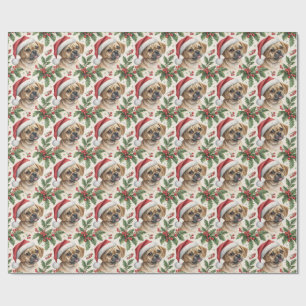 Papel de regalo de Navidad de Puggle