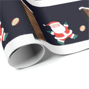 Papel de regalo de Navidad de Rugby