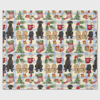 Papel de regalo de Navidad de Schnauzer Gigante