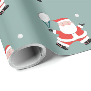 Papel de regalo de Navidad de tenis