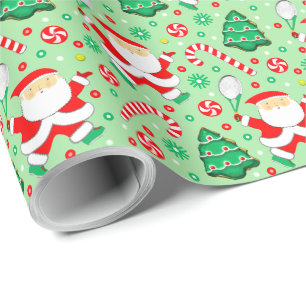 Papel de regalo de Navidad de tenis