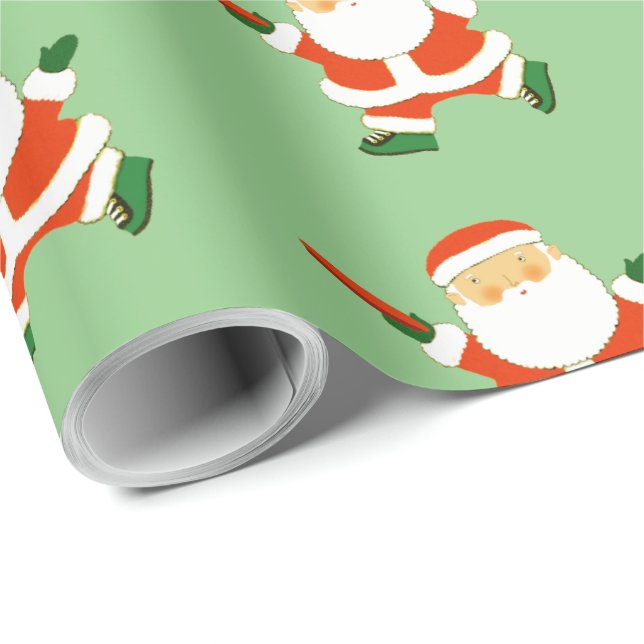Papel de regalo de Navidad de Ultimate Frisbee (Esquina del rollo)
