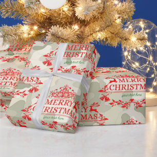 Papel de regalo de Navidad Deployment Delight
