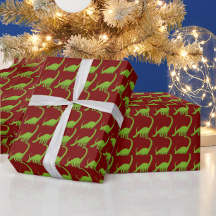 PAPEL DE REGALO DE NAVIDAD DINOSAURIO T REX