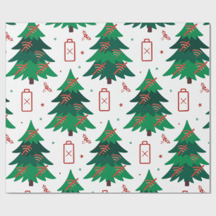 Papel de regalo de Navidad divertido sin señaligen
