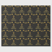Papel de regalo de Navidad elegante