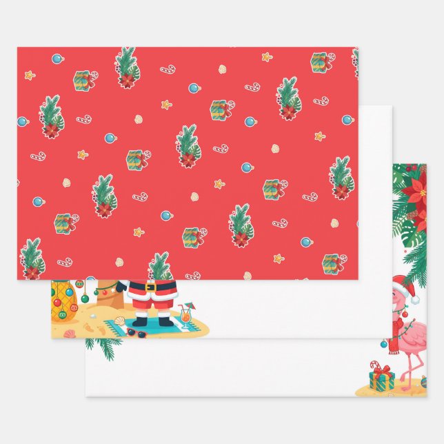 Papel de regalo de Navidad en julio (Set)