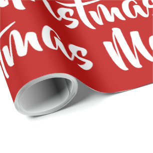 Papel de regalo de Navidad feliz