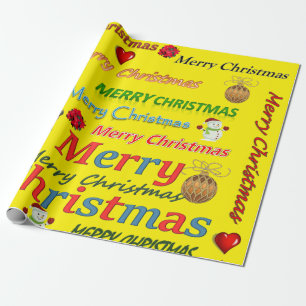 Papel de Regalo de Navidad Feliz Navidad