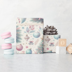 Papel de regalo de Navidad festivo y colorido