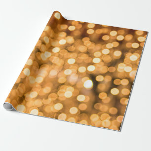 Papel de regalo de Navidad Glam Brillante Dorado