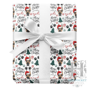 Papel de Regalo de Navidad Gran Danés