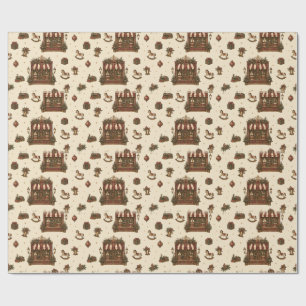 Papel de regalo de Navidad Grand European Toyshop