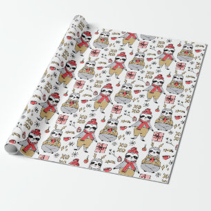 Papel de regalo de Navidad lindo
