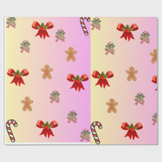 Papel de regalo de Navidad lindo