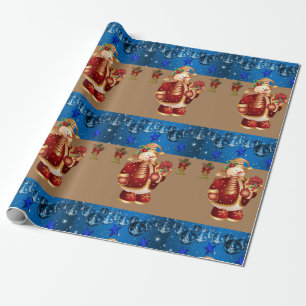 Papel de Regalo de Navidad Muñeco de Nieve