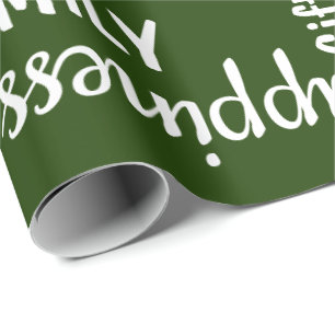 Papel de Regalo de Navidad - Palabras Para y Sobre