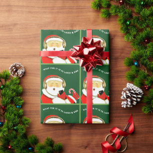 Papel de regalo de Navidad para amantes de la músi