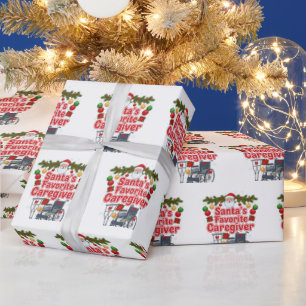 Papel de regalo de Navidad para Cuidador Favorito 