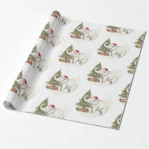 Papel de regalo de Navidad para fiesta de elefante