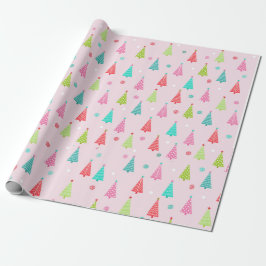 Papel de regalo de Navidad pastel