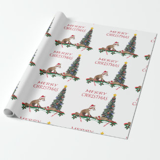 Papel de regalo de Navidad, vida silvestre