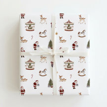 Papel de regalo de Navidad Vintage Heritage