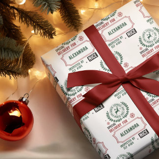 Papel De Regalo De Navidades de entrega rápida para (nombre person