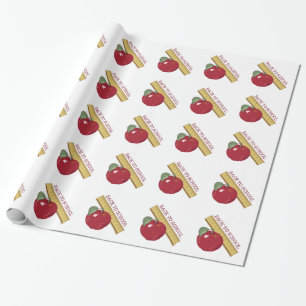 Papel De Regalo De nuevo a escuela