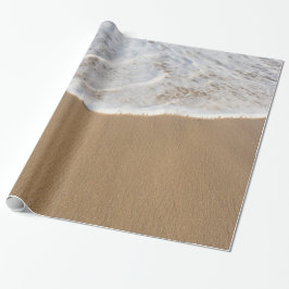 Papel de regalo de océano y playa