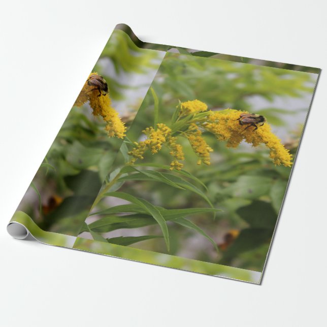 Papel De Regalo De oro (Desenrollado)