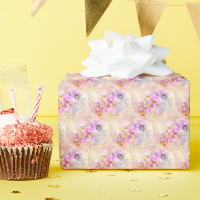 Papel de Regalo de Orquídeas para Cualquier Ocasió (Fiesta de cumpleaños )