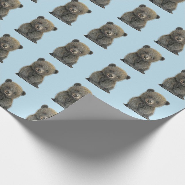 Papel de regalo de osito (Esquina)