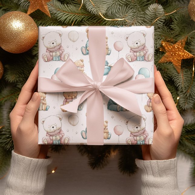 Papel de regalo de ositos de peluche caprichosos d (Subido por el creador)