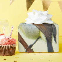 Papel de regalo de pájaro de naturaleza minimalist