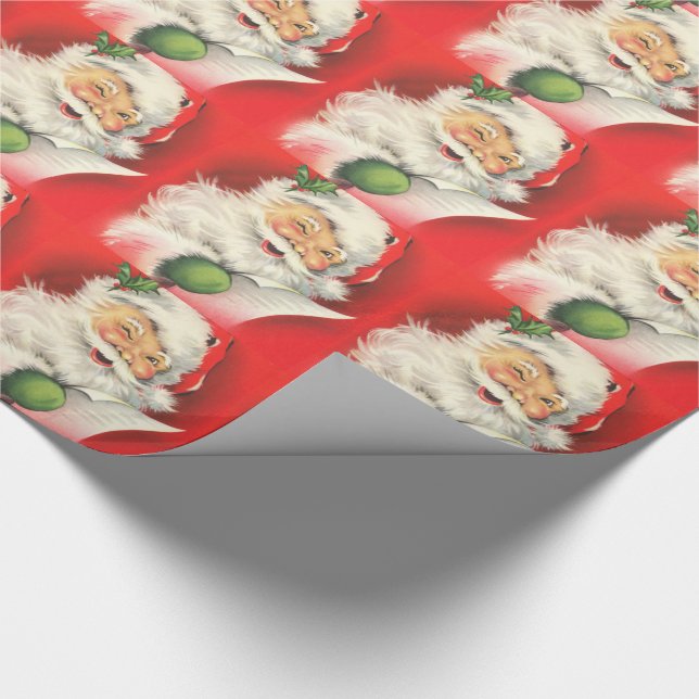 Papel de regalo de Papá Noel/Navidad (Esquina)
